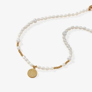 COLLAR MEDALLA PERLADA
