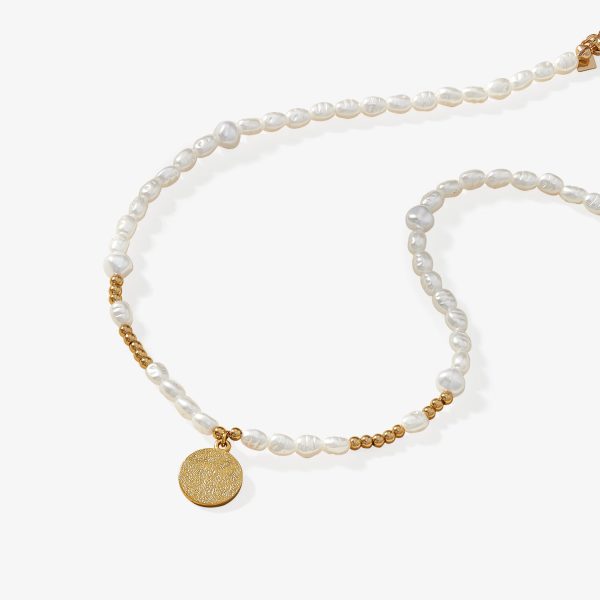 COLLAR MEDALLA PERLADA
