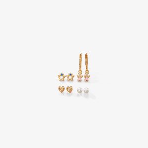 SET ARETES ANGEL DE AMOR