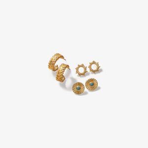 SET ARETES ARTESANA